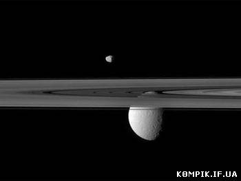 Картинка Вчені виявили, що у супутника Сатурна Реї зникли всі його кільця